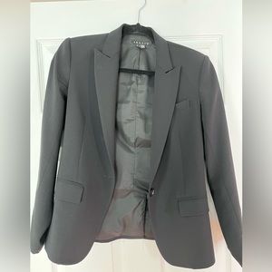 Theory black gabe blazer size 2